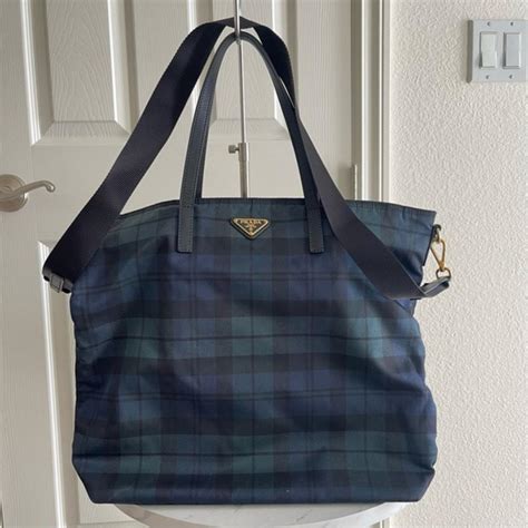 Prada Printed Nylon Tote 